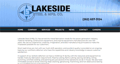 Desktop Screenshot of lakesidesteel.net