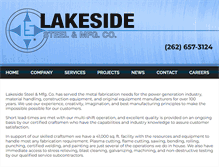Tablet Screenshot of lakesidesteel.net